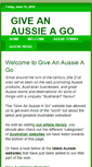 Mobile Screenshot of giveanaussieago.com