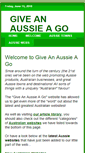 Mobile Screenshot of giveanaussieago.com.au